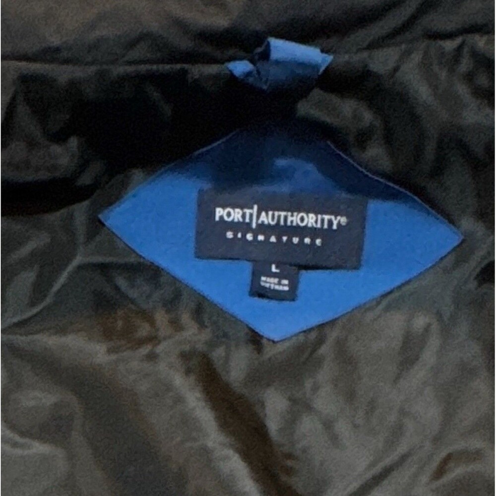 UAW Local 435 Auto Workers Jacket XL Port Authority Blue Union Windbreaker Hood - Picture 5 of 16